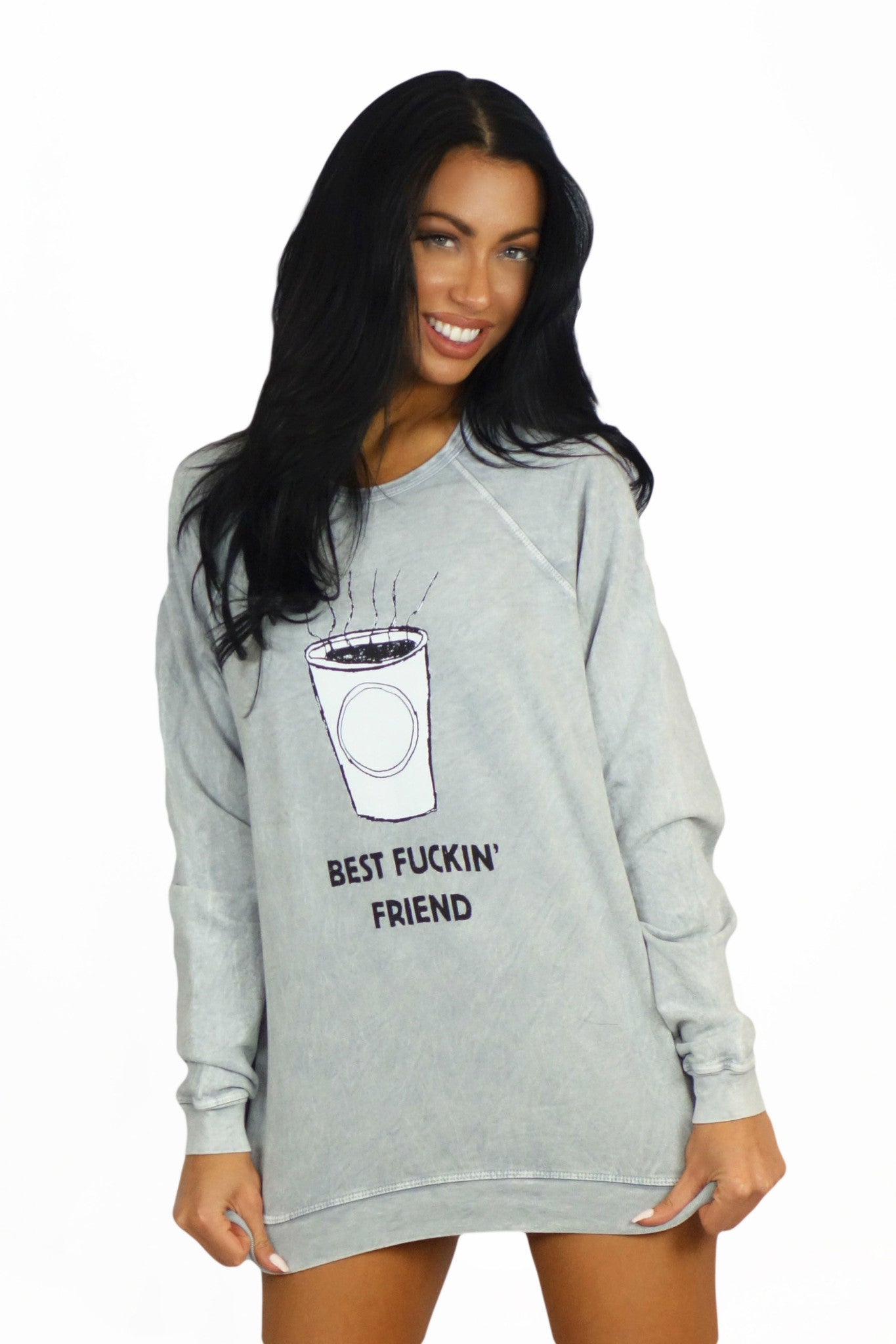 Hips And Hair Best Fuckin Friend Sweater