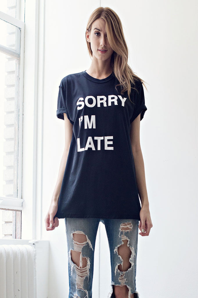 Jac Vanek Sorry I'm Late Perfect Tee