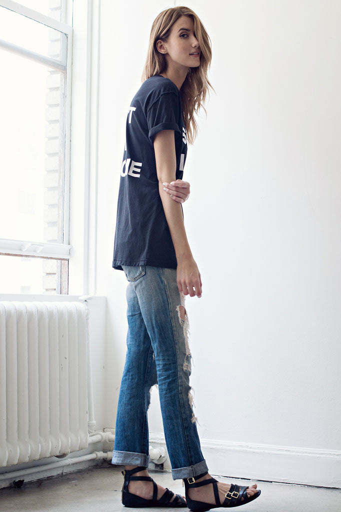 Jac Vanek Sorry I'm Late Perfect Tee- TOPS-JAC VANEK-Free Vibrationz
