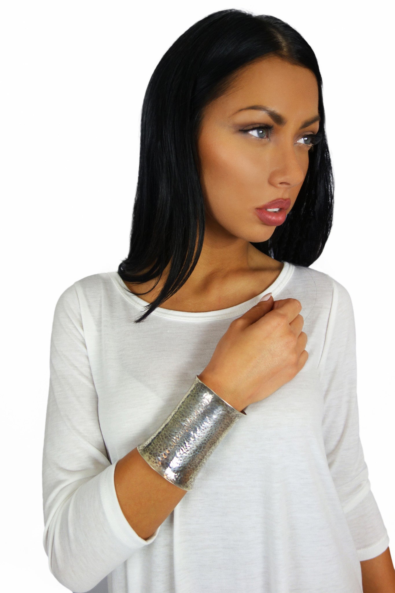 Lena Bernard Zuri Cuff Silver