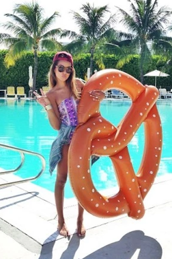 Pretzel Pool Float