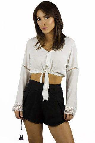 Stillwater The So Little Crop Top White