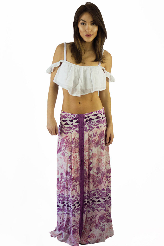 Somedays Lovin Sudden Sky Maxi Skirt Floral