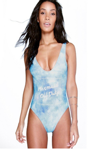 Mermaid Off Duty One Piece - SWIMWEAR - Free Vibrationz - Free Vibrationz - 1