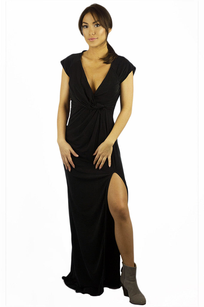 The Jetset Diaries Novella Maxi Dress Black