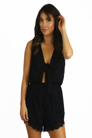 The Jetset Diaries Island Time Romper Coral