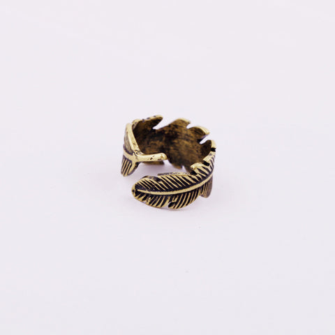 Amorium Rose Gold Stone Band Ring