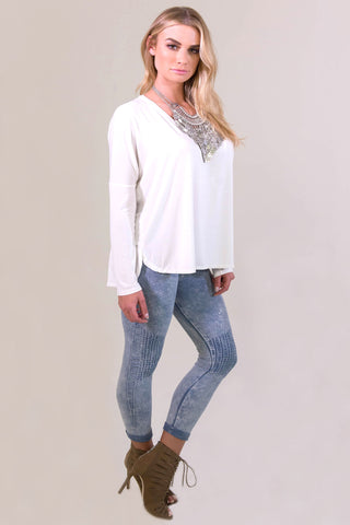 Stillwater The Shredded Favorite Tank Ivory