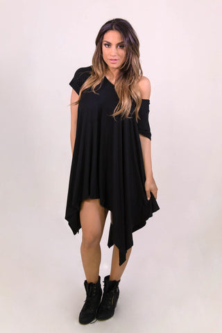 Funk Wrap Top Black