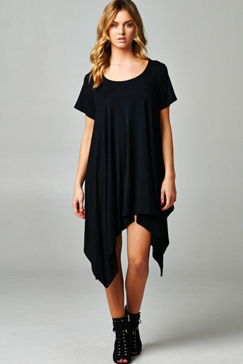 Up and Down Dress Black