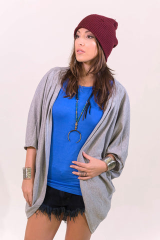 Drape Cardigan- OUTERWEAR-Free Vibrationz-Free Vibrationz