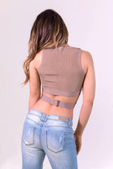 Rehab Stake Out Crop Top - TOPS - REHAB - Free Vibrationz - 2