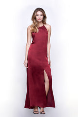 WYLDR Elegance Maxi Dress - Wine - DRESSES - WYLDR - Free Vibrationz - 2