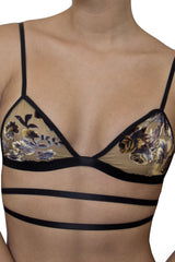 EastNWestLabel Gold Lyon Bra- Intimates-EASTNWESTLABEL-Free Vibrationz