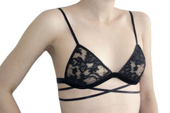 EastNWestLabel Midnight Bra- Intimates-EASTNWESTLABEL-Free Vibrationz