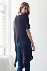 Jac Vanek Romantic Walks Back Slit Tee- TOPS-JAC VANEK-Free Vibrationz