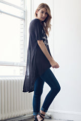 Jac Vanek Romantic Walks Back Slit Tee- TOPS-JAC VANEK-Free Vibrationz