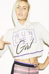 Mink Pink Run Like A Girl Hooded Sweater- ACTIVEWEAR-Mink Pink-Free Vibrationz