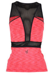 Mink Pink Work It Fitted Tank- ACTIVEWEAR-Mink Pink-Free Vibrationz