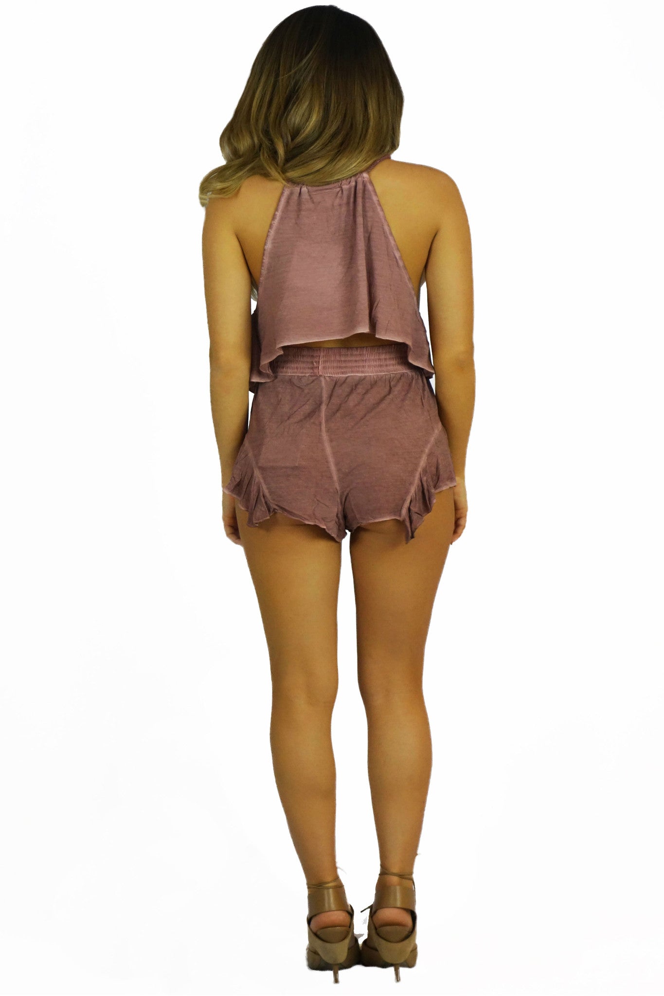 Mink Pink Radiance Tencel Jersey - Two Piece- TWO PIECES-Free Vibrationz-Free Vibrationz