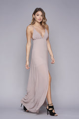 WYLDR Stay With Me Plunge Maxi Dress - DRESSES - WYLDR - Free Vibrationz - 2