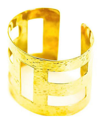 Lena Bernard Dana Cuff Brass - ACCESSORIES - LENA BERNARD - Free Vibrationz - 3