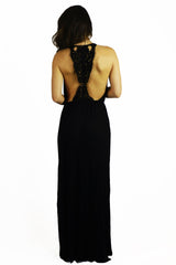 Vintage Havana Open Back Crochet Maxi Dress - DRESSES - VINTAGE HAVANA - Free Vibrationz - 1