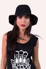 Everyday Black Hat- ACCESSORIES-LA JEWELRY PLAZA-Free Vibrationz