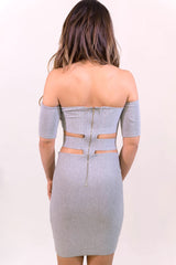 Rehab Can't Stop Me Dress - Grey - DRESSES - REHAB - Free Vibrationz - 3