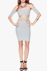 Rehab Can't Stop Me Dress - Grey - DRESSES - REHAB - Free Vibrationz - 4