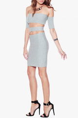 Rehab Can't Stop Me Dress - Grey - DRESSES - REHAB - Free Vibrationz - 5