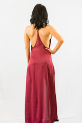 WYLDR Elegance Maxi Dress - Wine - DRESSES - WYLDR - Free Vibrationz - 5