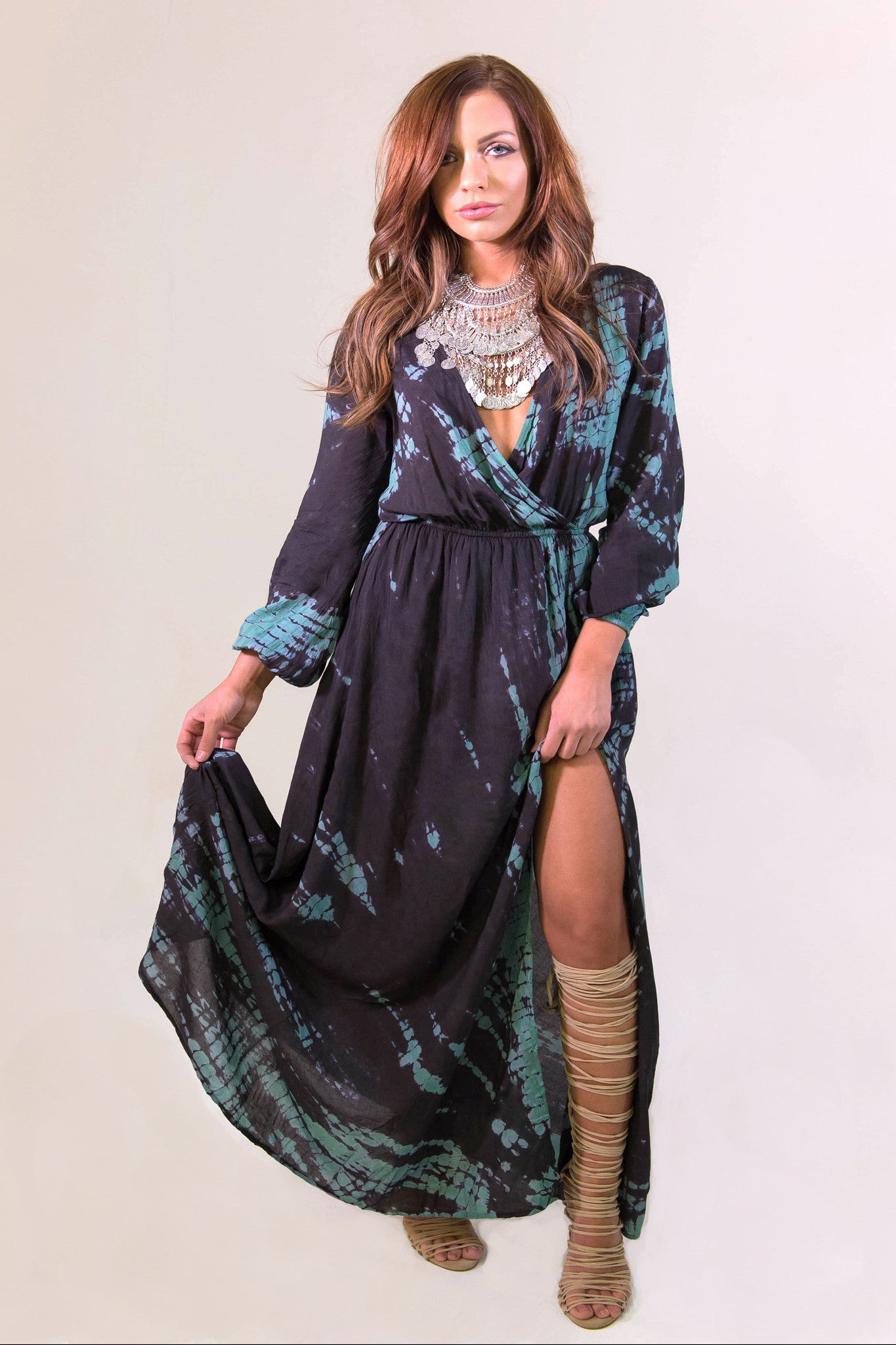 Elan Gypsy Queen Dress- DRESSES-ELAN-Free Vibrationz