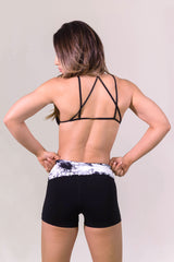 Geometry Strapped Top- ACTIVEWEAR-Free Vibrationz-Free Vibrationz