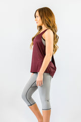 Nina B Roze Hearted Drape Top - ACTIVEWEAR - Nina B. Roze - Free Vibrationz - 3