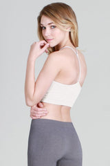 NikiBiki Skinny Y-Back Sports Bra - Stone - ACTIVEWEAR - NIKIBIKI - Free Vibrationz - 3