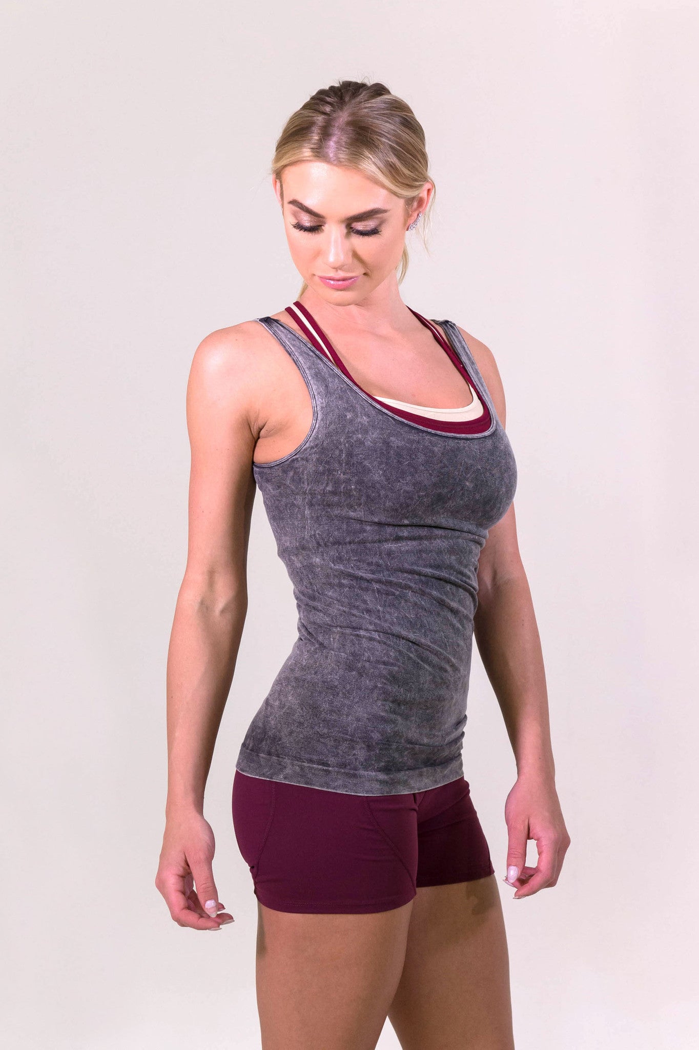 NikiBiki Vintage Tank Top - Grey - ACTIVEWEAR - NIKIBIKI - Free Vibrationz - 2