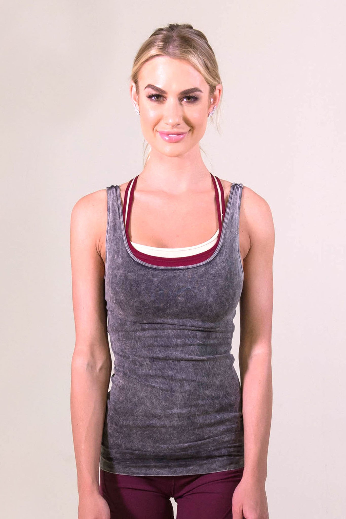 NikiBiki Vintage Tank Top - Grey - ACTIVEWEAR - NIKIBIKI - Free Vibrationz - 4