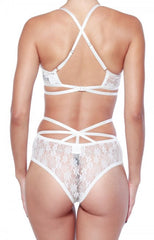 Rehab Lacey Free Lingerie Set - White - Intimates - REHAB - Free Vibrationz - 5