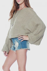 Rehab Baggy Hobo Sweater - OUTERWEAR - REHAB - Free Vibrationz - 2