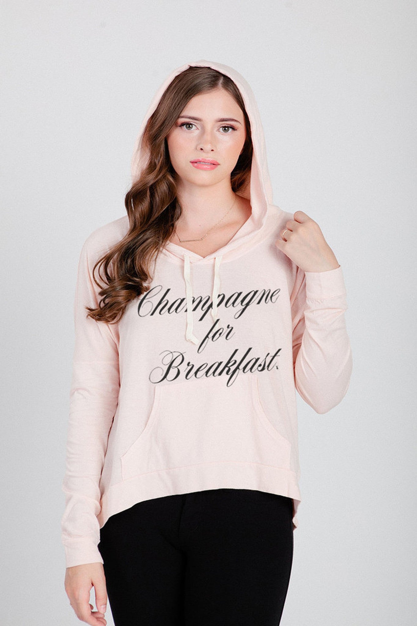 Royal Rabbit Champagne for Breakfast Sweater - OUTERWEAR - ROYAL RABBIT - Free Vibrationz - 3