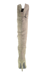 Chinese Laundry Center Stage Over The Knee Boot - Grey- Shoes-CHINESE LAUNDRY-Free Vibrationz
