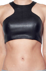 Rehab Leather Vixen Top - TOPS - REHAB - Free Vibrationz - 4