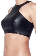 Rehab Leather Vixen Top - TOPS - REHAB - Free Vibrationz - 5