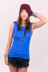 Low Scoop Back Top Black- TOPS-Free Vibrationz-Free Vibrationz