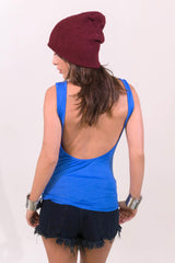 Low Scoop Back Top Black- TOPS-Free Vibrationz-Free Vibrationz