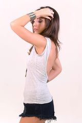 Low Scoop Back Top Black- TOPS-Free Vibrationz-Free Vibrationz