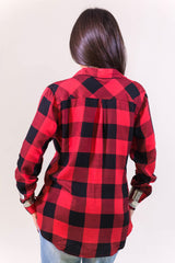 Elan The Perfect Flannel Shirt- TOPS-ELAN-Free Vibrationz